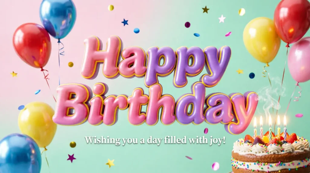 2 Happy Birthday Wishes for Social Media Captions