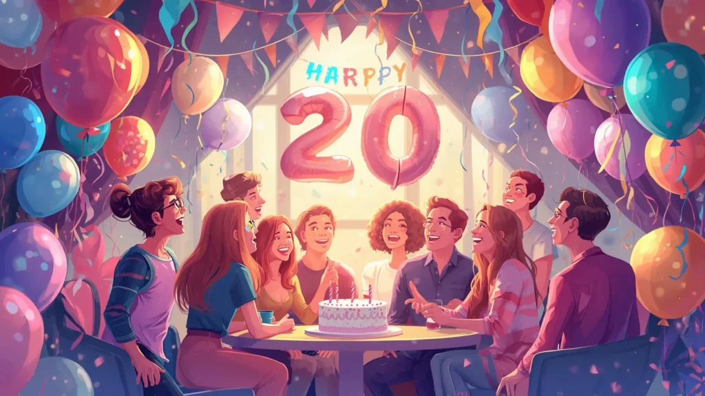 Celebration 20th Birthday Wishes