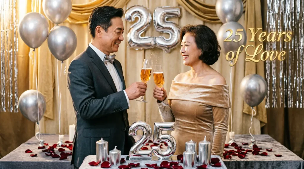 Heartfelt 25th Anniversary Wishes for Couple
