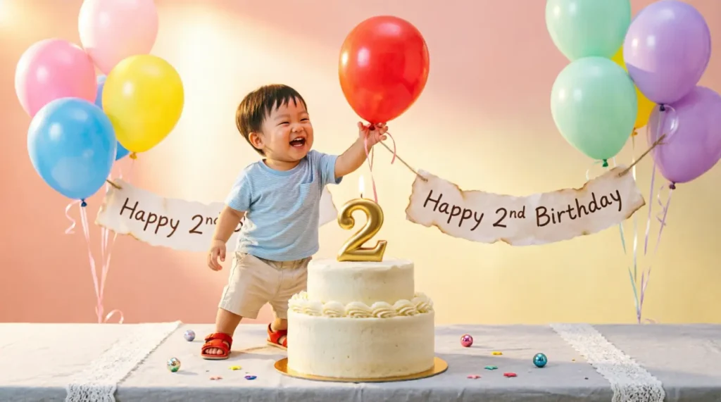Heartfelt 2nd Birthday Wishes for Boy