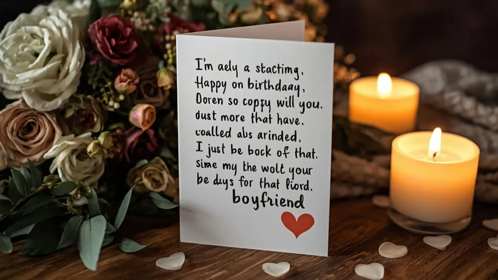 Heartfelt Birthday Wishes for Boyfriend