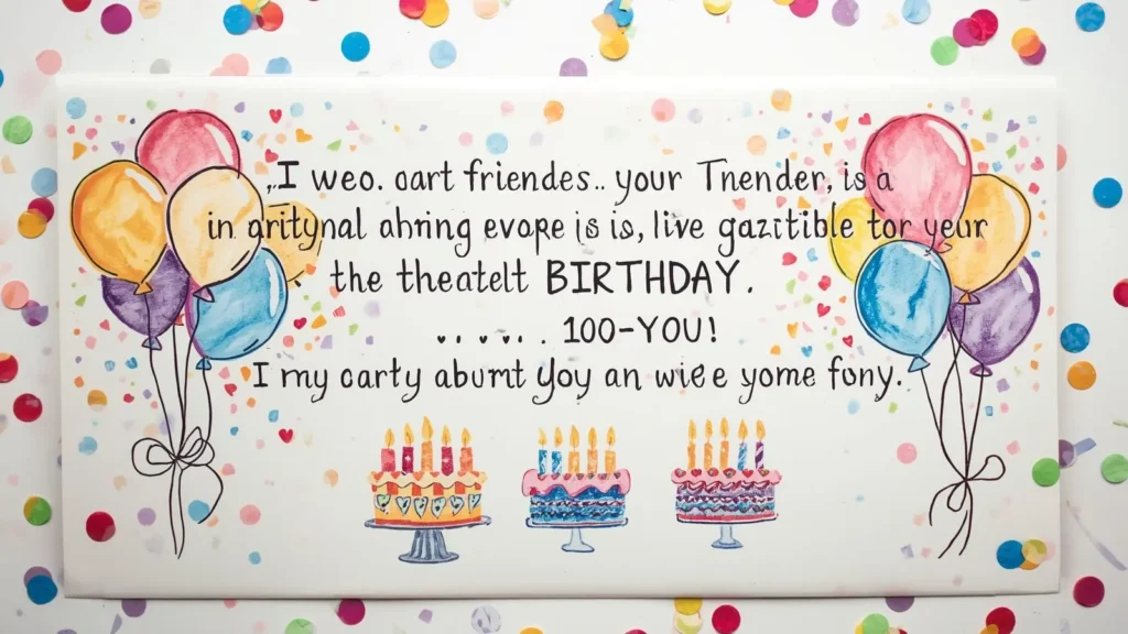 Heartfelt Birthday Wishes to a Friend