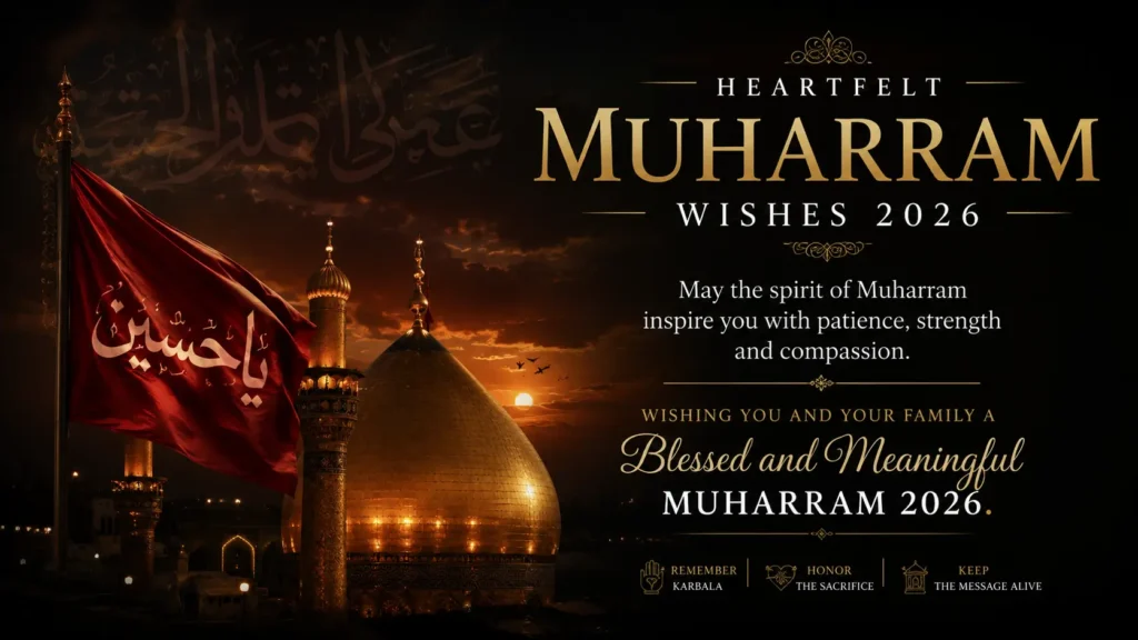 Heartfelt Muharram Wishes 2026