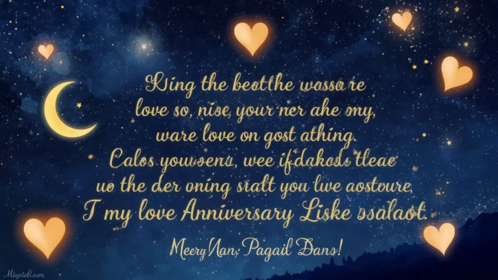Long Message 1 Year Love Anniversary Wishes