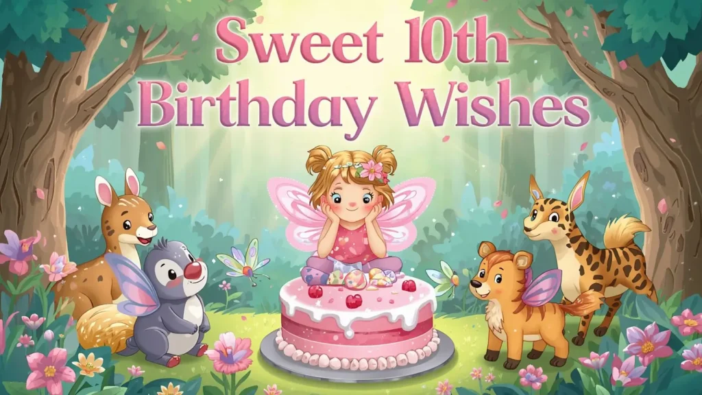 Sweet 10th Birthday Wishes for Girl