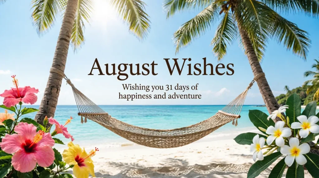 Unique August Month Wishes