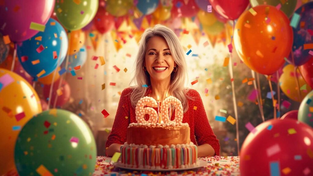 60th Birthday Wishes for a Woman in English