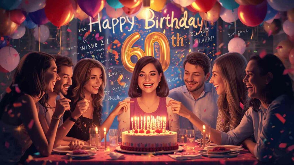Heartfelt 60th birthday wishes for a woman