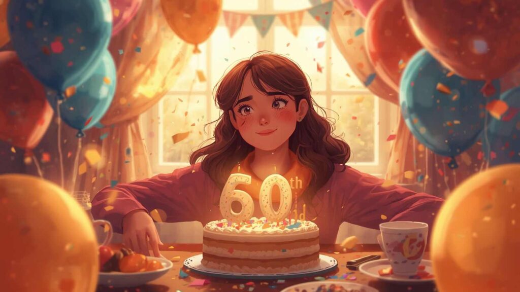 Heartfelt 60th birthday wishes for female friend