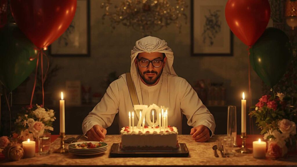 Heartfelt 70th birthday wishes for a man