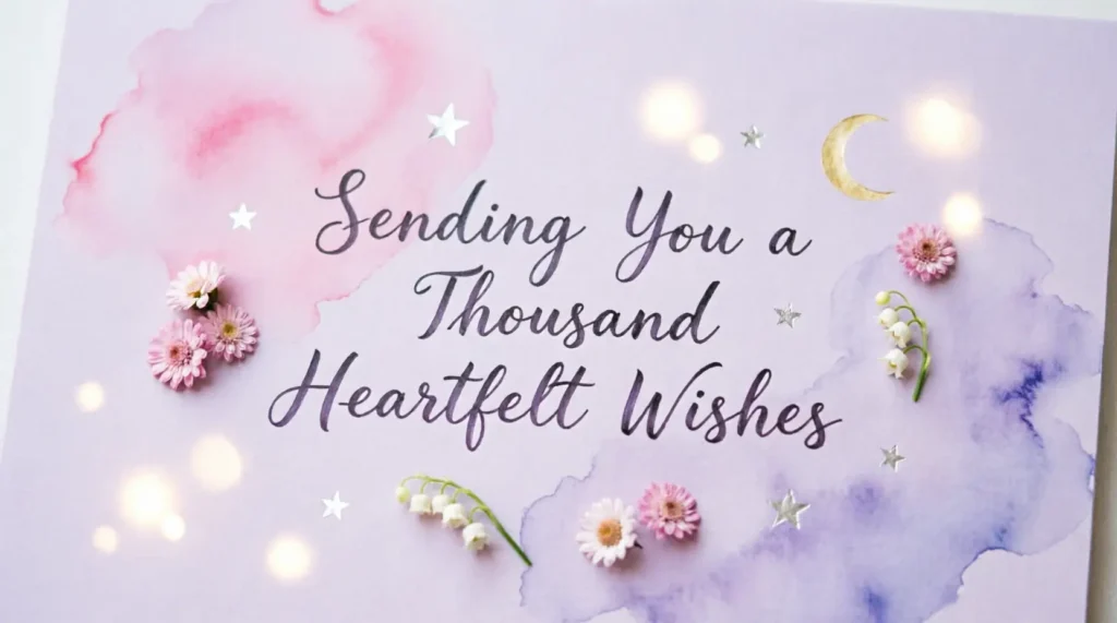 Heartfelt a thousand wishes notes
