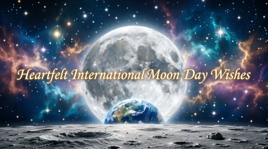 Heartfelt International Moon Day Wishes