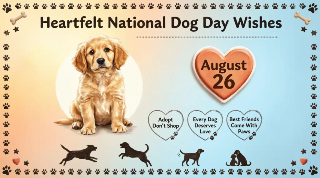 Heartfelt National Dog Day Wishes