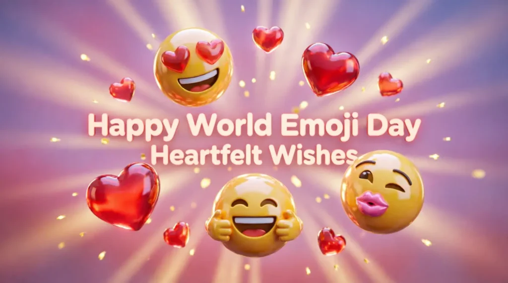 Heartfelt World Emoji Day Wishes