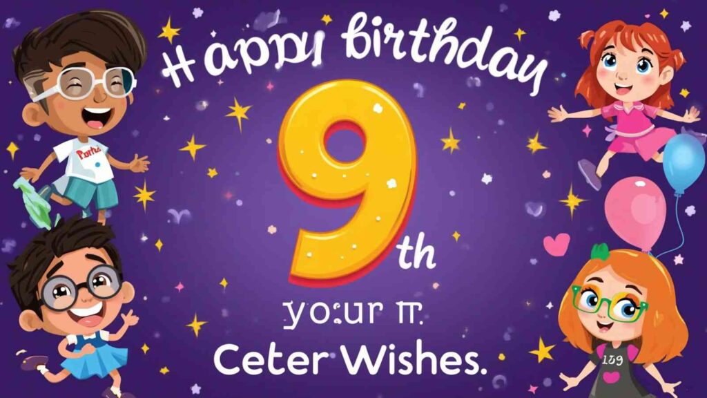 Inspirational 9th birthday wishes