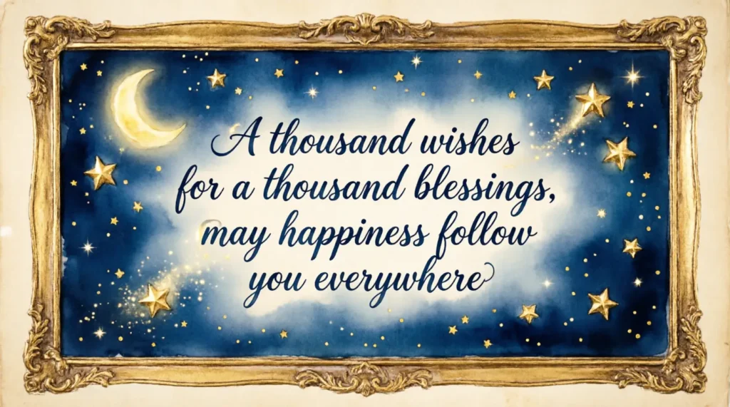 Inspirational a thousand wishes notes