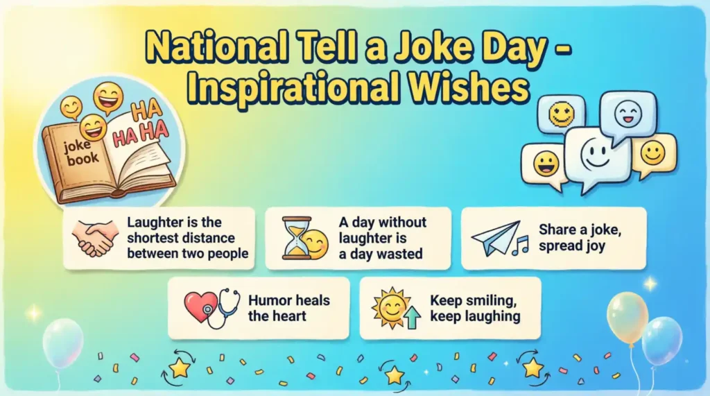 Inspirational National Tell a Joke Day Wishes