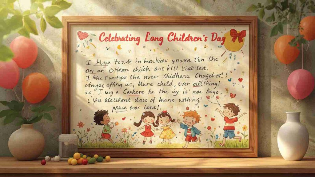 Long Children's Day Messages