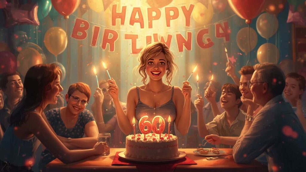 Long Messages 60th birthday wishes for a woman