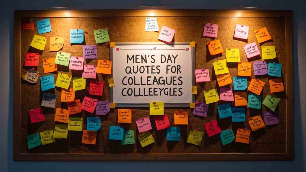 Men's Day Quotes for Colleagues