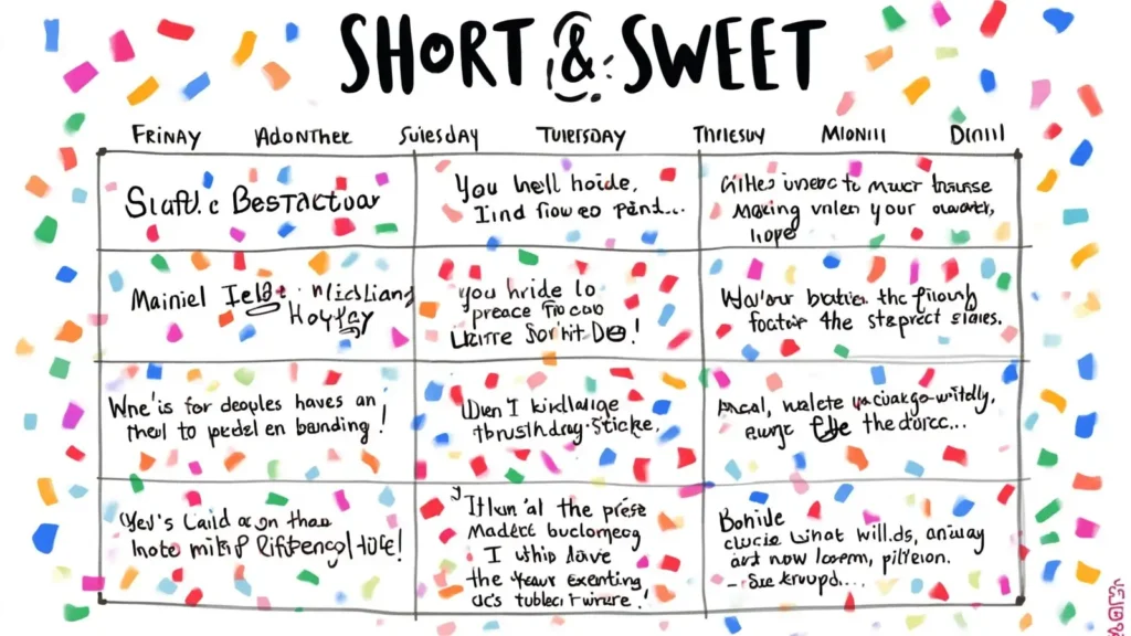 Short & Sweet a year of wishes