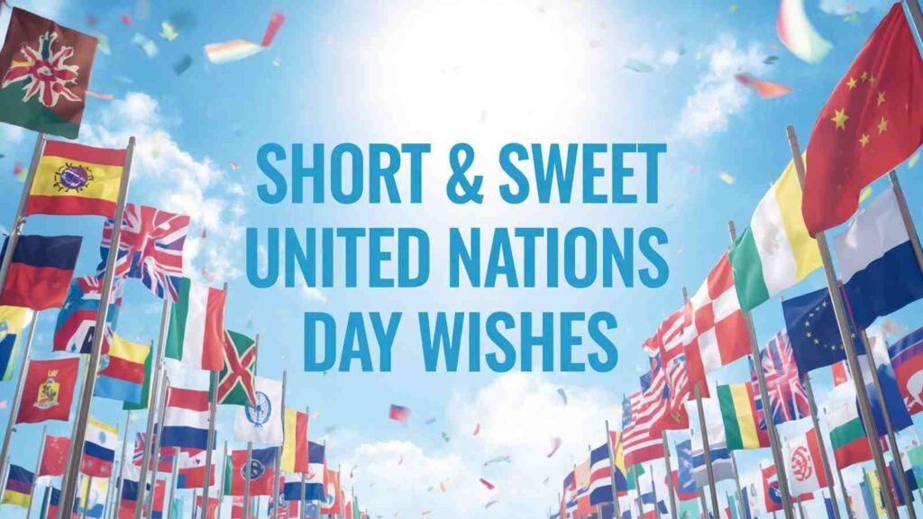 Short & Sweet United Nations Day Wishes