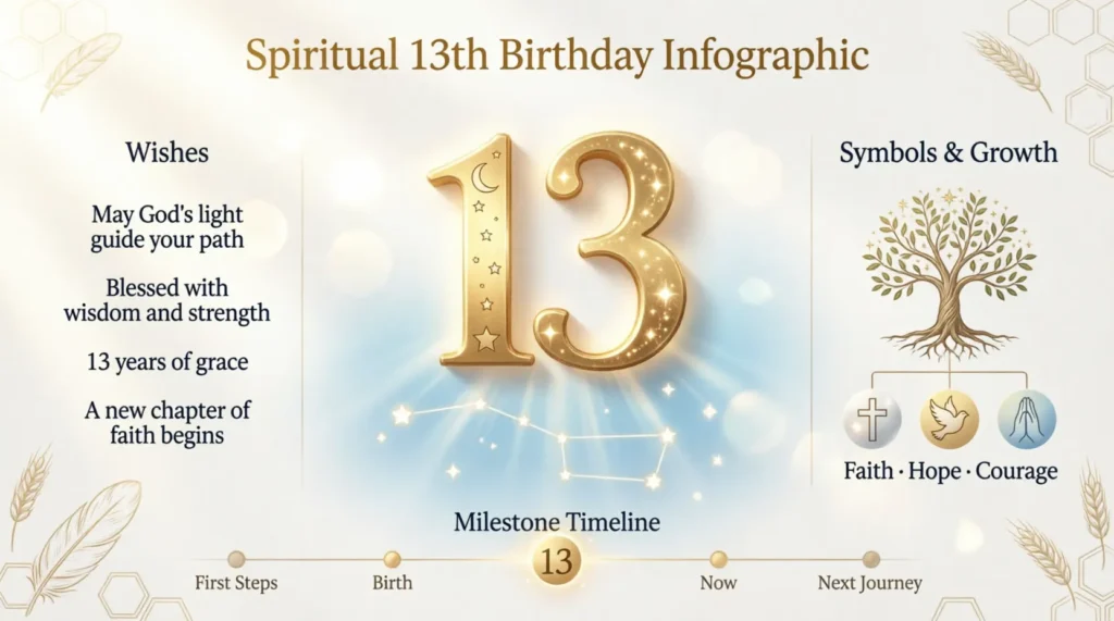 Spiritual 13th Birthday Wishes for Boy