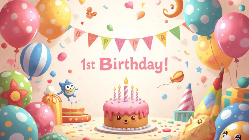 Unique 1st birthday wishes for girl