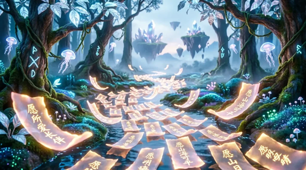 Unique a thousand wishes notes