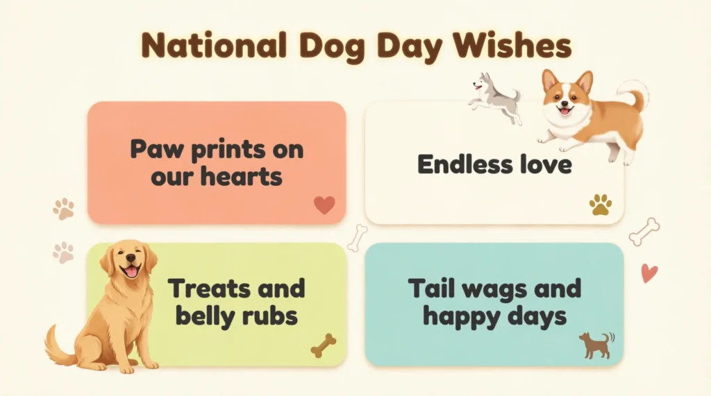 Unique & Creative National Dog Day Wishes