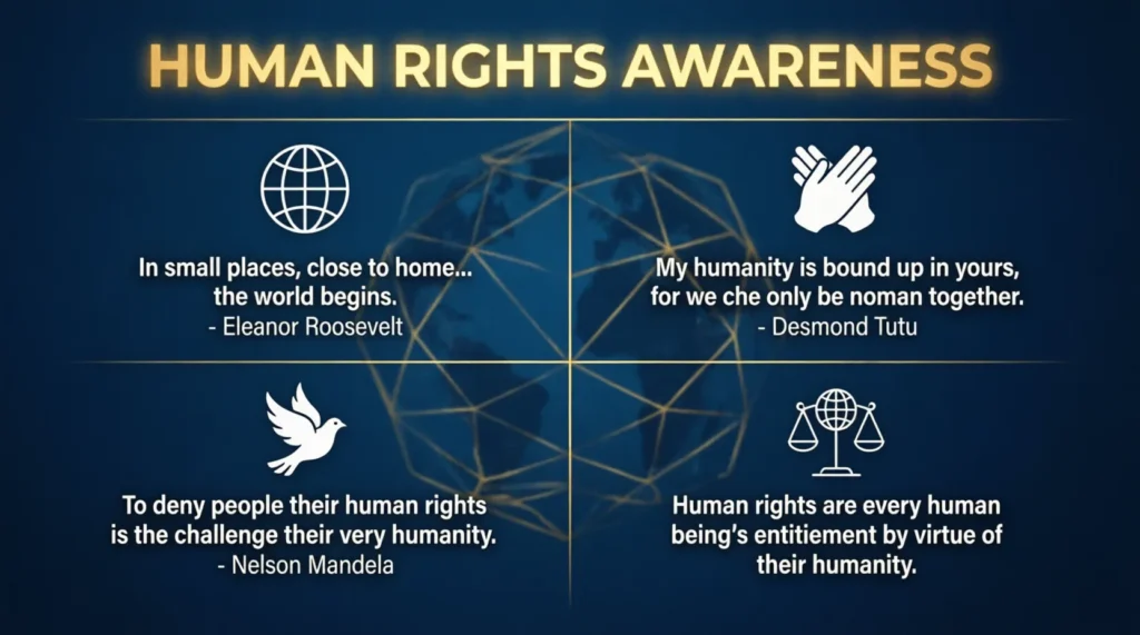 Unique Human Rights Awareness Quotes