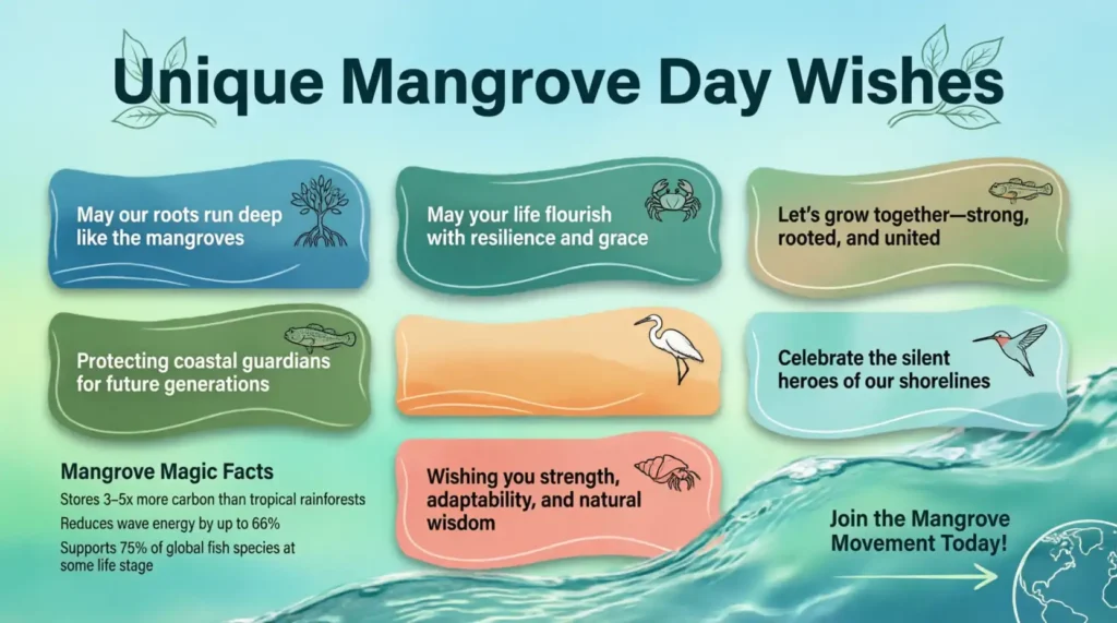 Unique Mangrove Day Wishes