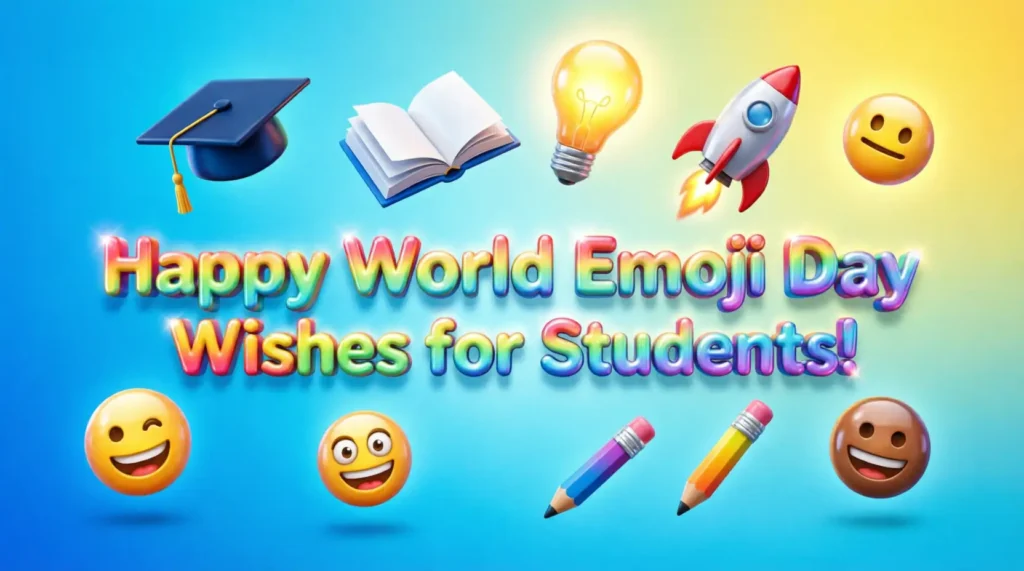 World Emoji Day Wishes for Students