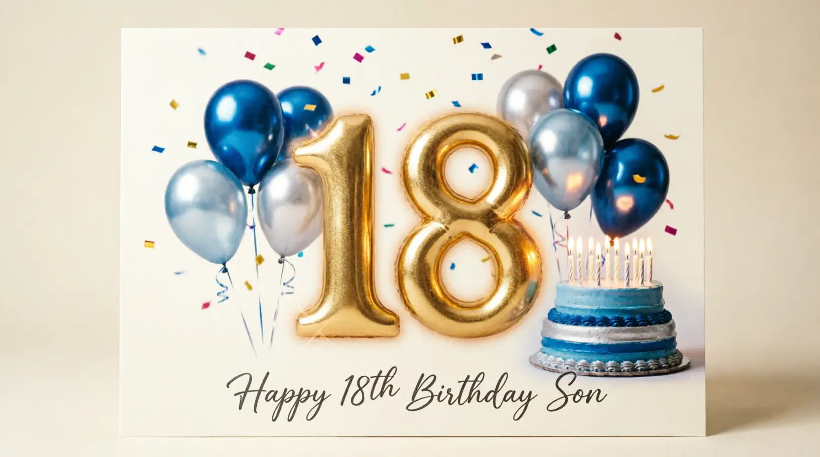 18th birthday wishes for son