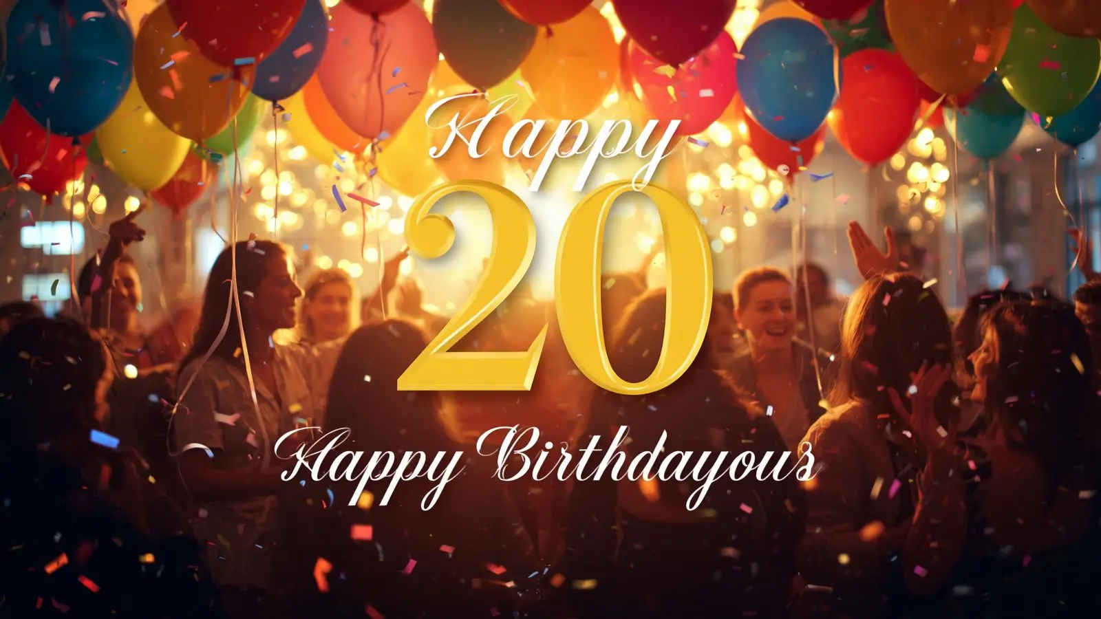 20th birthday wishes