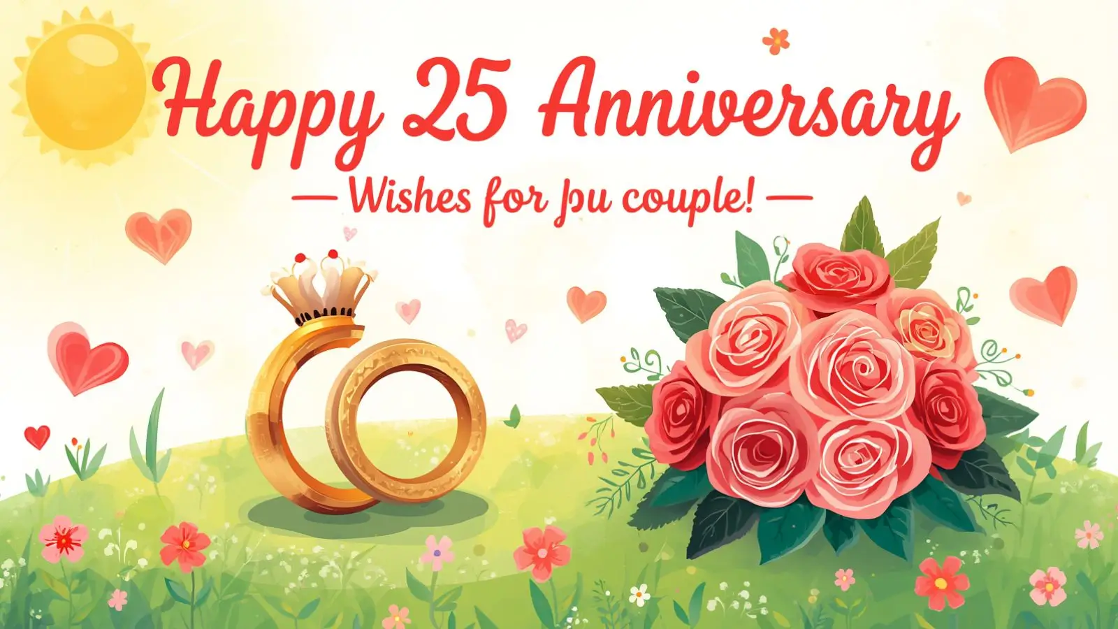 25th anniversary wishes for couple