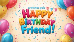 Birthday Wishes to a Friend