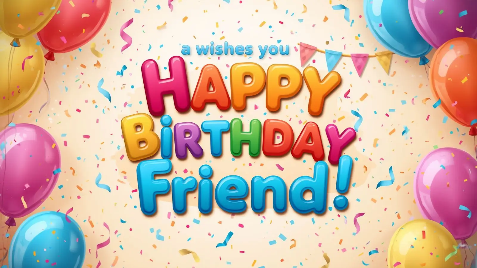 Birthday Wishes to a Friend