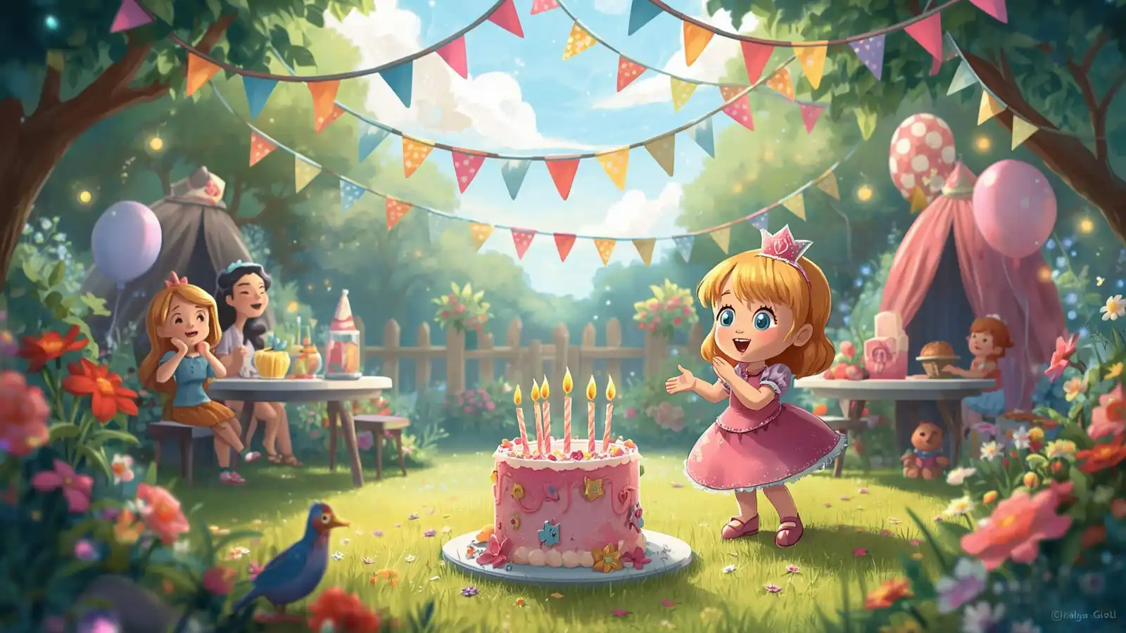1st birthday wishes for girl