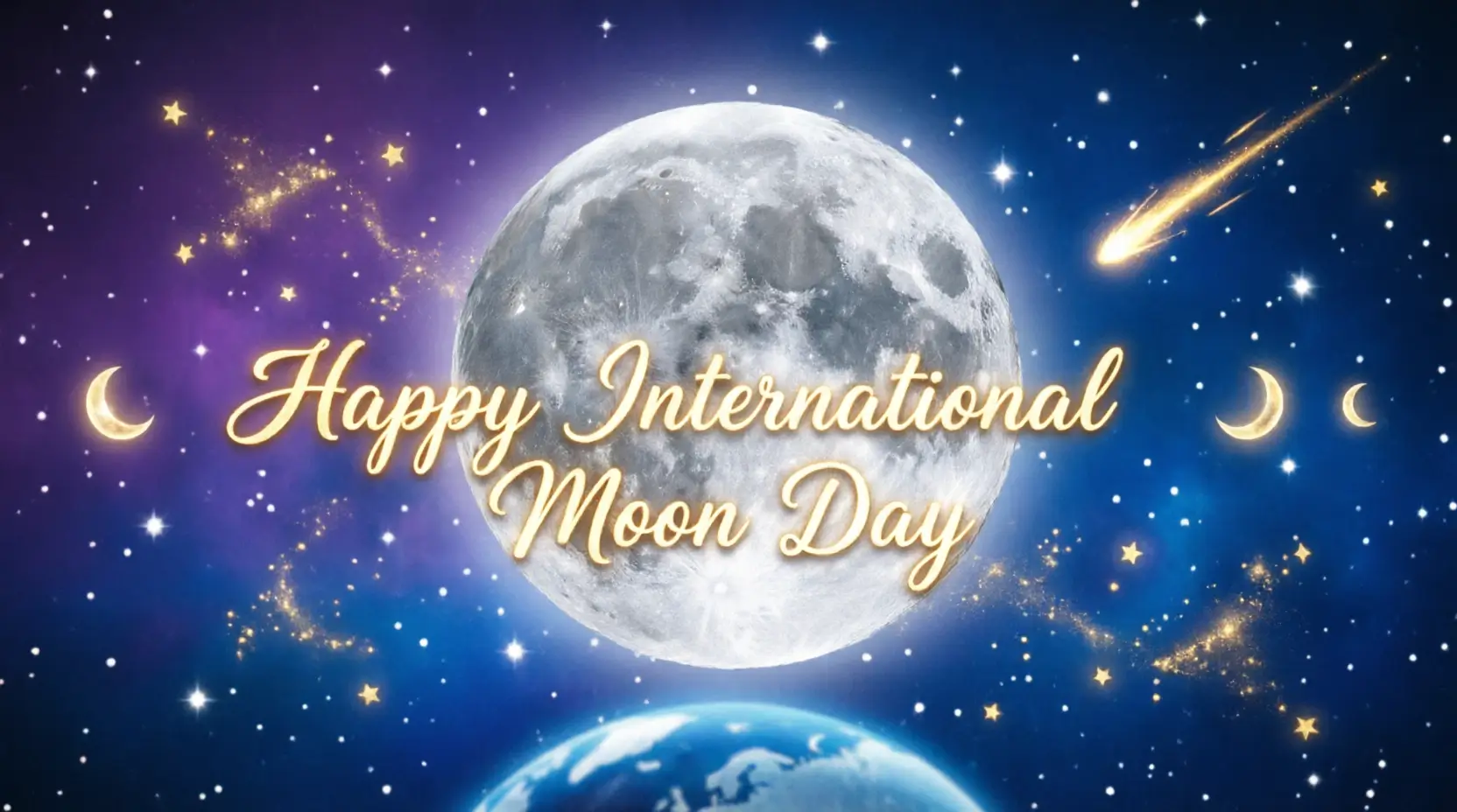 International Moon Day Wishes