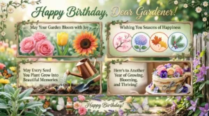 birthday wishes for gardeners