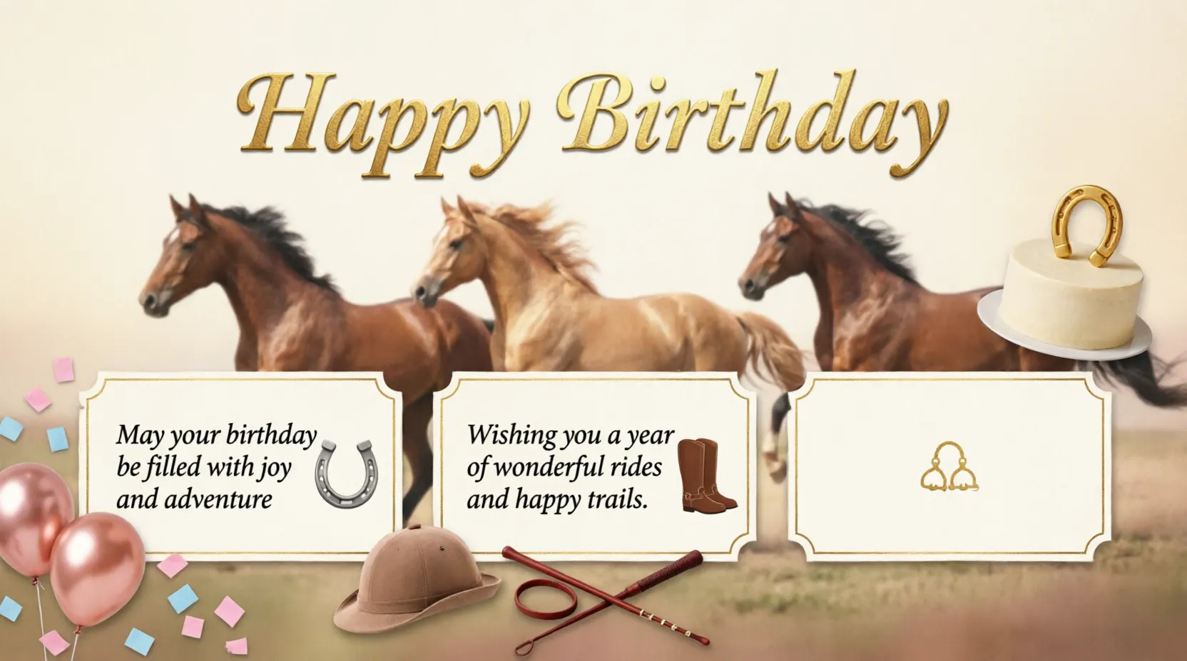 birthday wishes for horse lovers