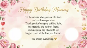 birthday wishes for mummy