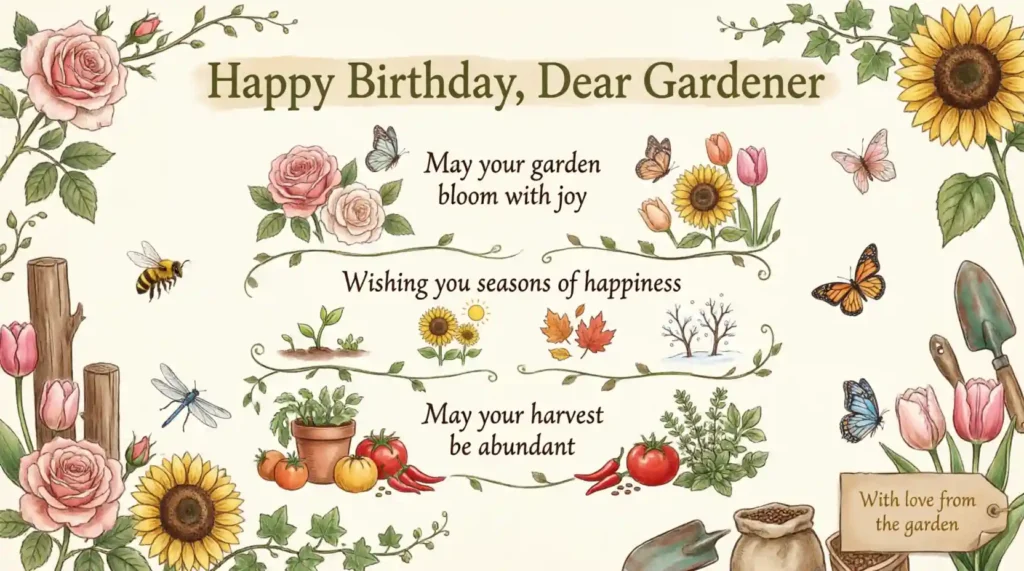 Heartfelt Birthday Wishes for Gardeners