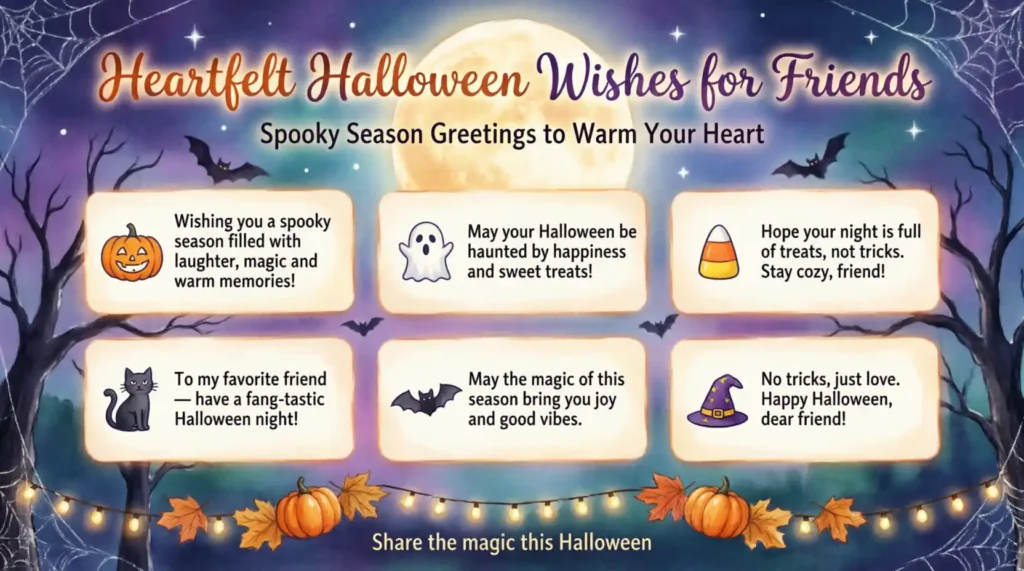 Heartfelt Halloween Wishes for Friends