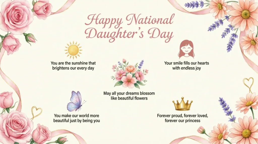 Heartfelt National Daughter Day Wishes