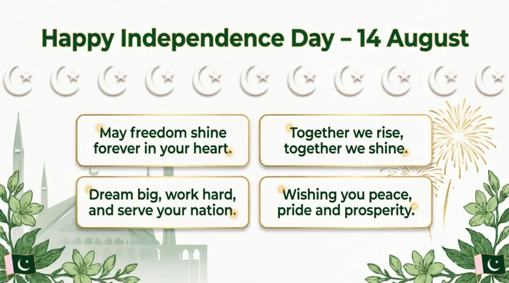 Inspirational 14 August Wishes