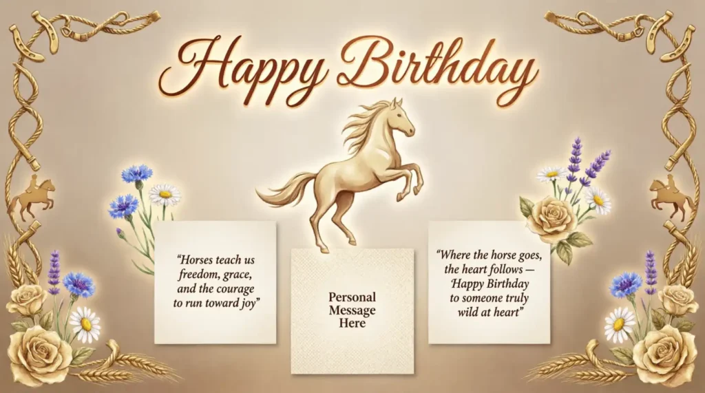 Inspirational Birthday Wishes for Horse Lovers