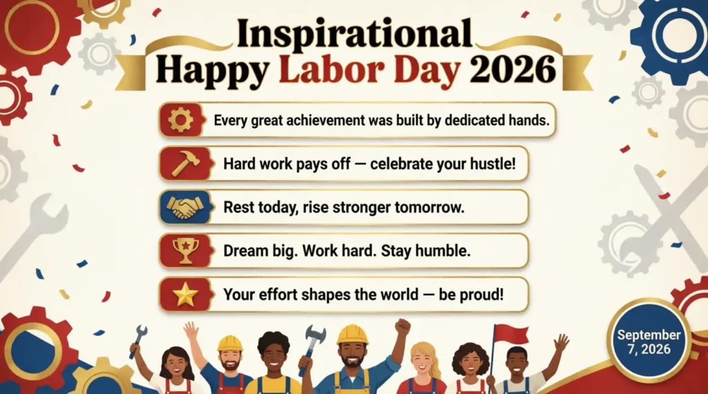 Inspirational Happy Labor Day Messages 2026