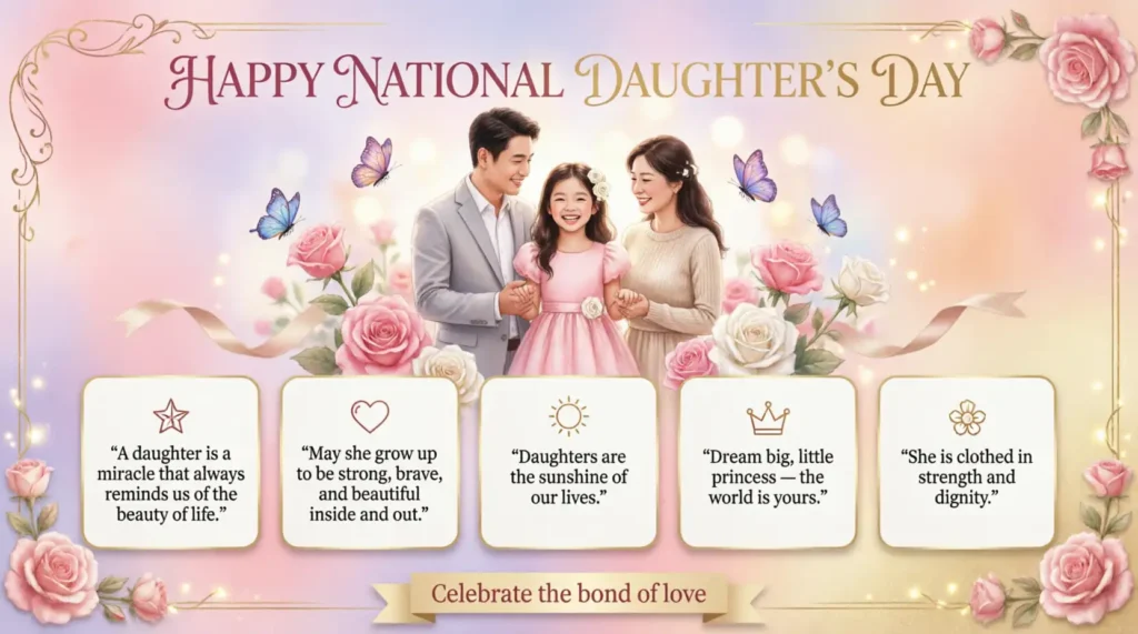Inspirational National Daughter Day Wishes